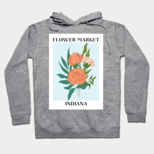 Flower Market Indiana Peony Hoodie